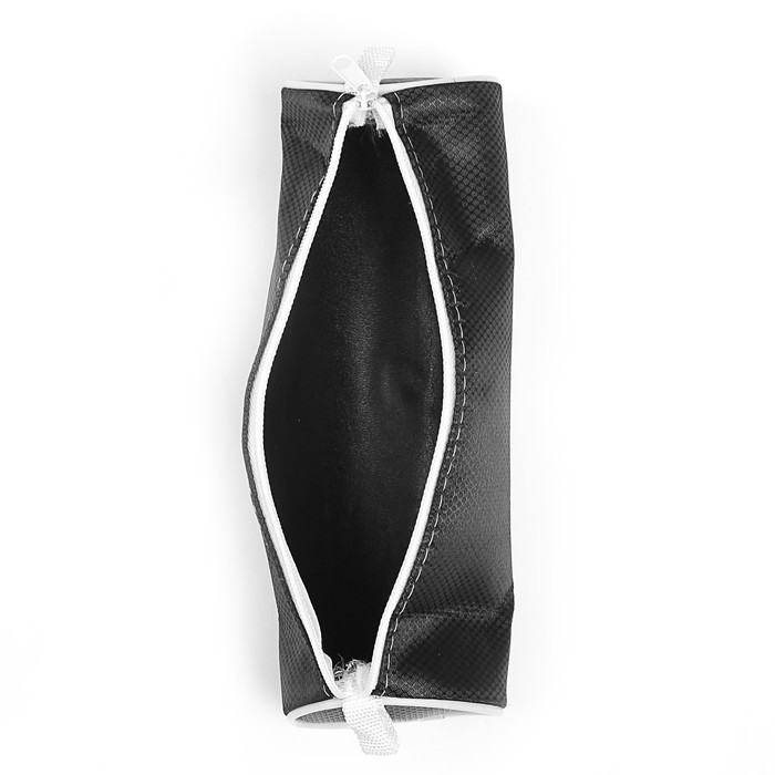 Пенал-тубус школьный на молнии черный