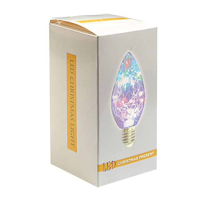 лампа светодиодная декоративная "Груша" A60, 105 х 60 мм, Е27, 3 Вт, 230 В, Розовый