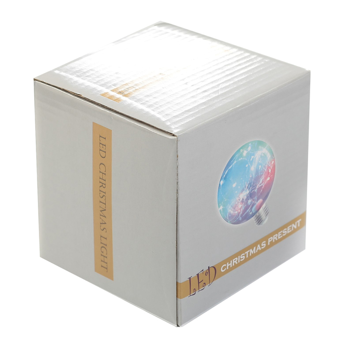 лампа светодиодная декоративная "Шар" G105, 125 х 105 мм, Е27, 3 Вт, 230 В, Зеленый