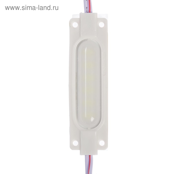 фото Светодиодный модуль smd5730, 2 вт, 6 led, 190 lm, линза 160 град, ip65, 6500к , 12 v белый