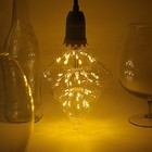 Лампа светодиодная декоративная "Бриллиант", G110, 3 Вт, E27, 180х110, теплый белый