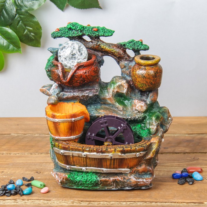 Фонтан "В горах" 20х25 см (с подсветкой)