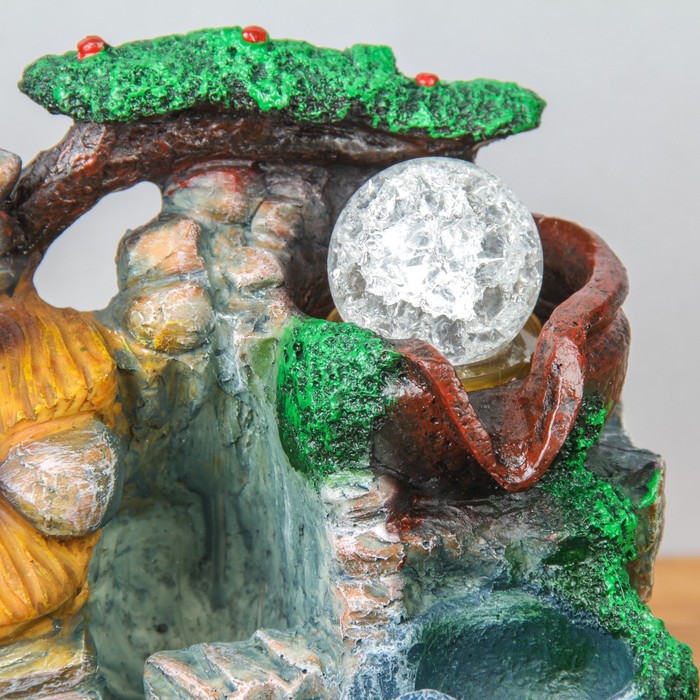 Фонтан "Колесо благополучия" 18х25 см (с подсветкой)