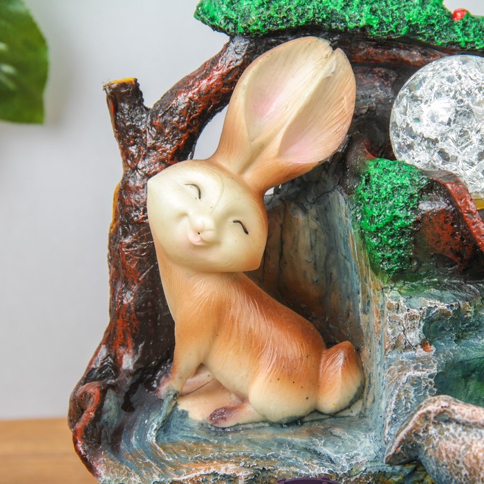 Фонтан "Зайчишка" 17х25 см (с подсветкой)