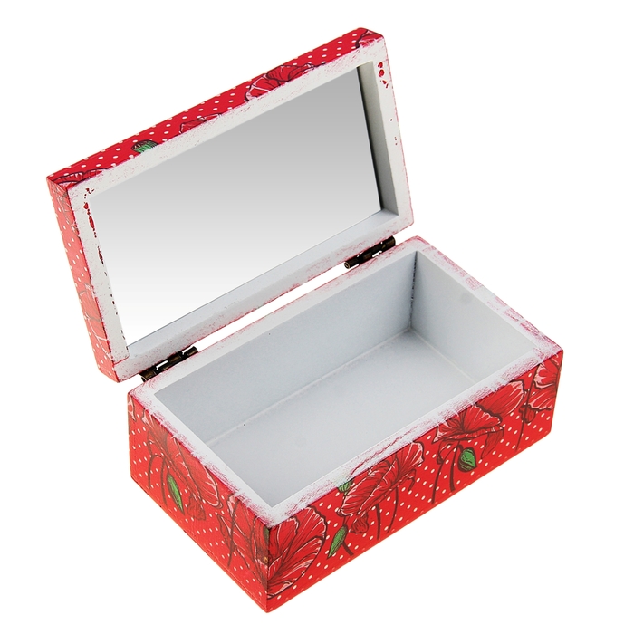 Шкатулка деревянная с зеркалом "Большого счастья"