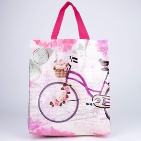 

Сумка без молнии, цвет серый/розовый