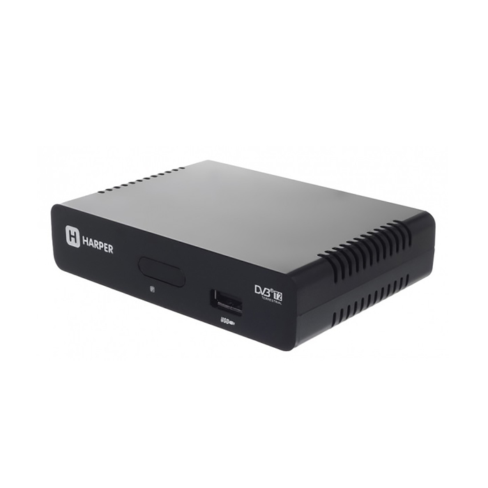 Цифровая ТВ приставка Harper HDT2-1005 DVB-T2 черный