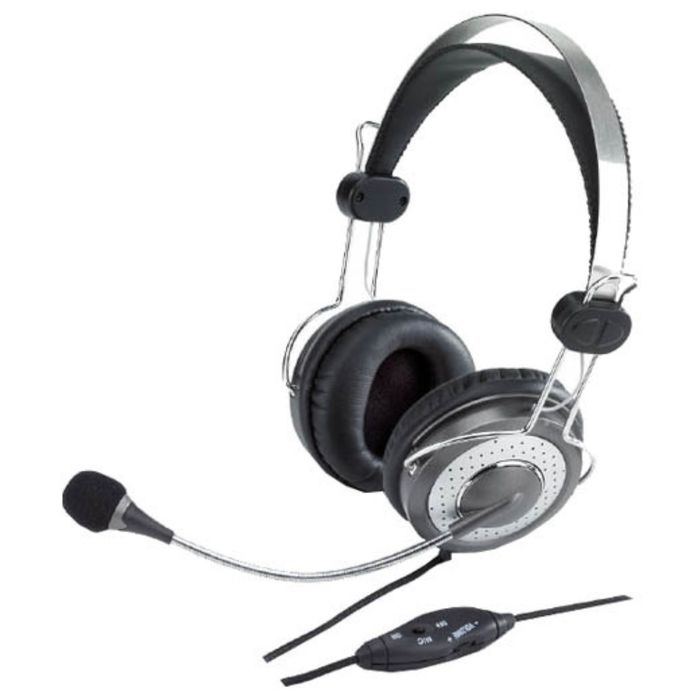 Гарнитура Genius HS-04SU, мониторные, черно-серые