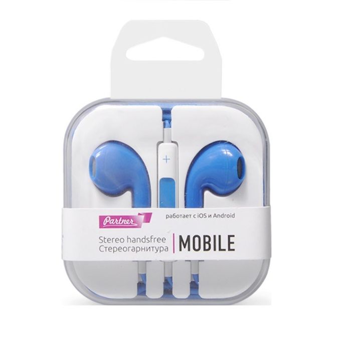 Гарнитура Partner 036078 Mobile, синяя