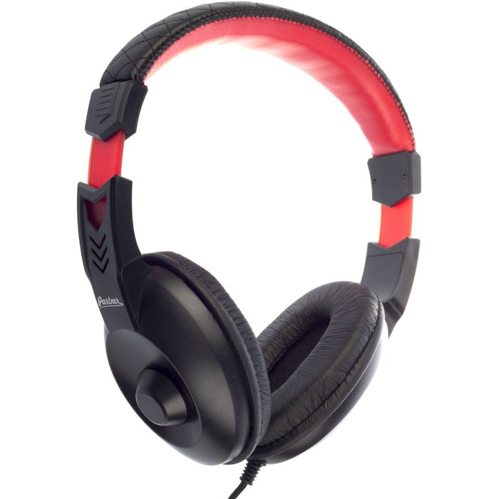 Наушники Partner 028609 Strong, 3.5, накладные, черно-красные