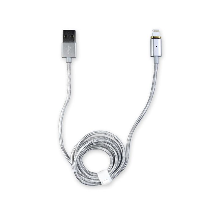 Кабель Partner (033505) Магнитный штекер для Apple 8-pin, 1 м, нейлоновый