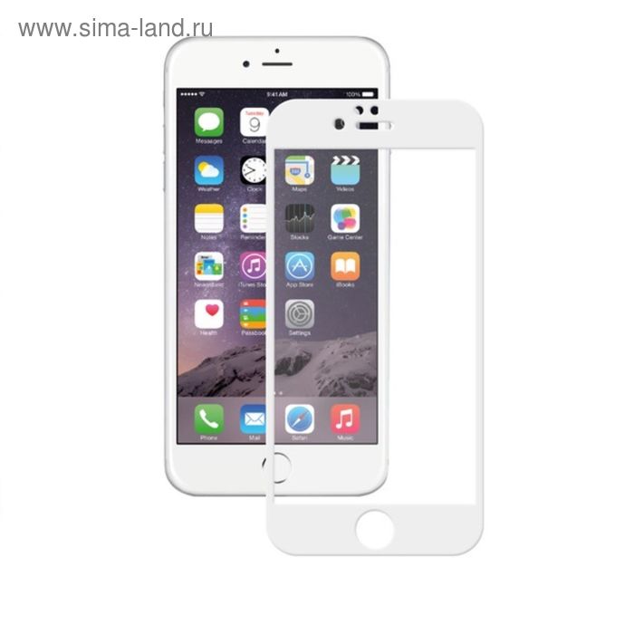 

Защитное стекло Deppa (61998) 3D для iPhone 6/6s, 0,3 мм, белое