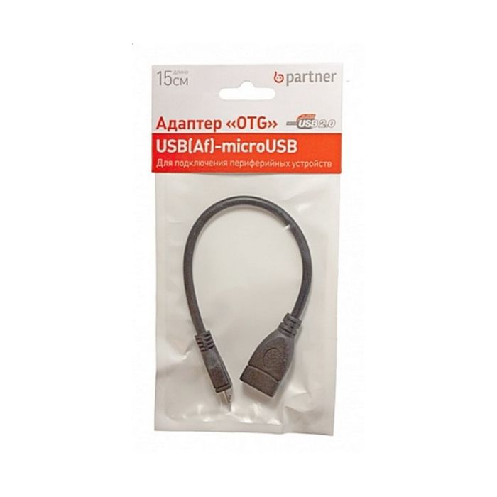 Кабель Partner (027909) USB Host-micro USB (OTG)