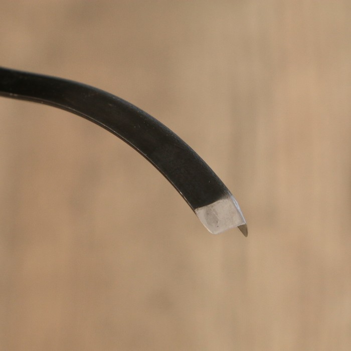 Стамеска-уголок изогнутая 90 градусов 6мм № 73иш