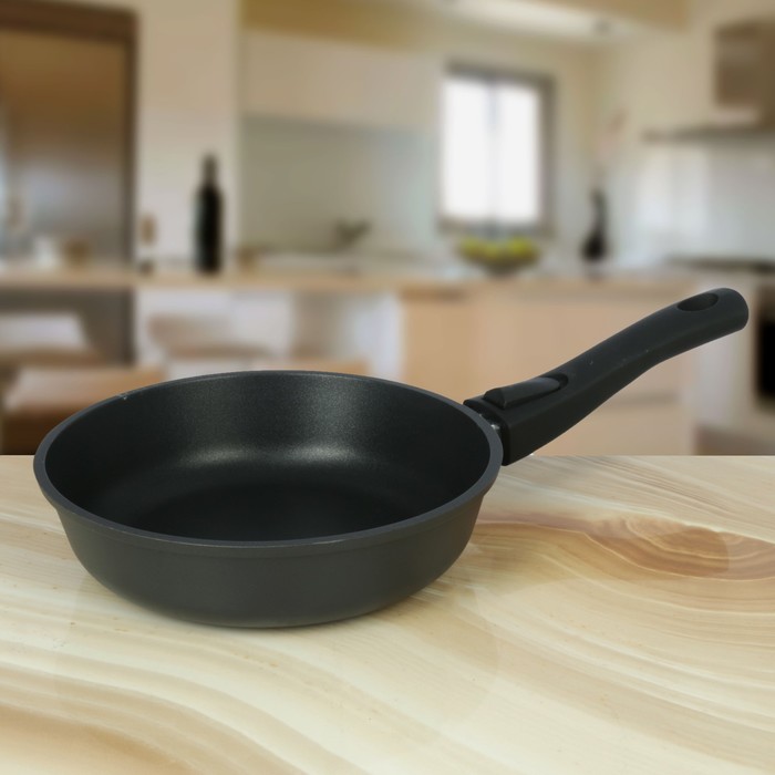 Сковорода 22 см "Лайт", съемная ручка, антипригарное покрытие