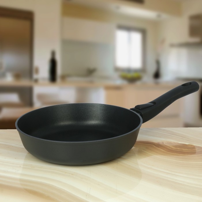 Сковорода 24 см "Лайт", съемная ручка, антипригарное покрытие