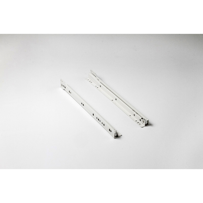 Направляющие для корзин роликовые KOMANDOR, 350 мм, цвет белые
