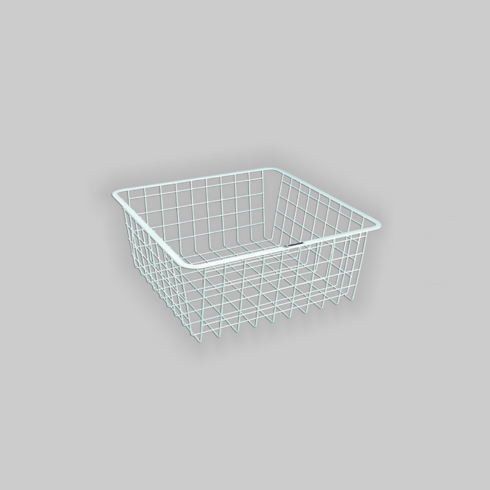 Корзина KOMANDOR, 400х400х160 мм, цвет белая