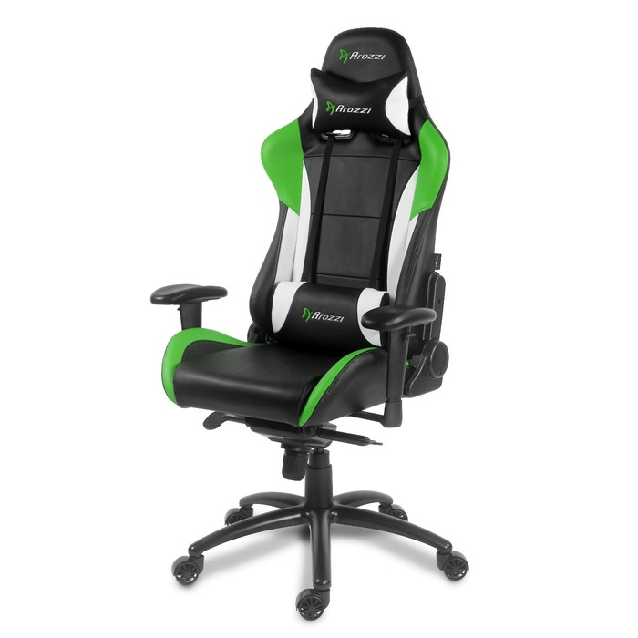 Кресло для геймеров Arozzi Verona Pro, зелёное