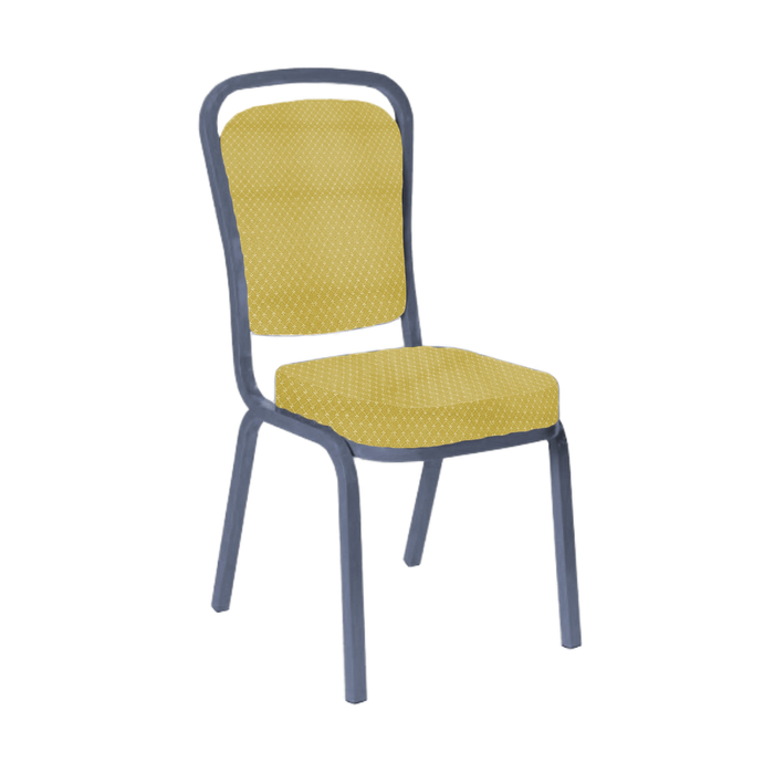 Банкетный стул "Дания" 25 мм, каркас титан, обивка виолетта золото