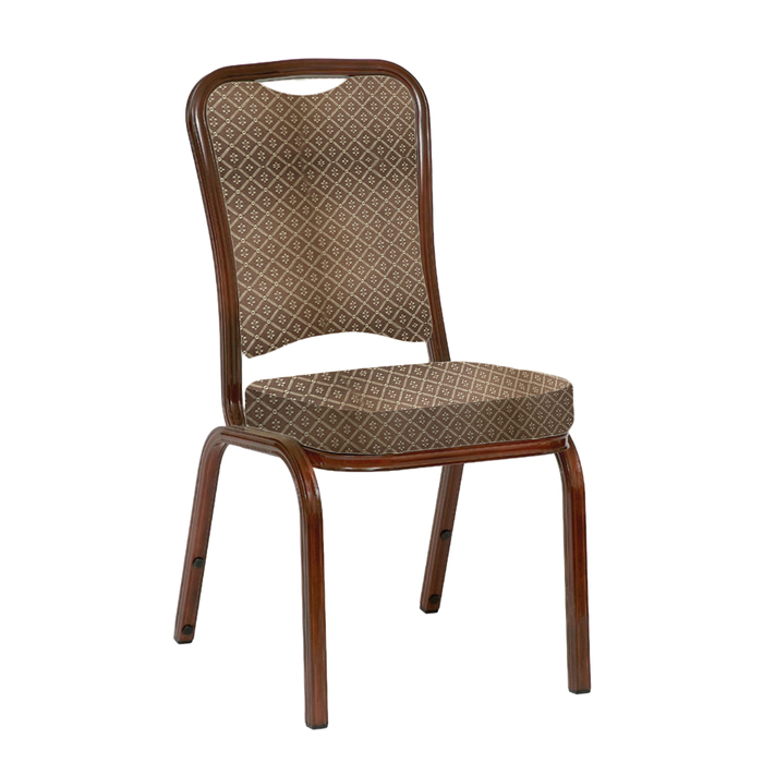 Банкетный стул "Сахара" 25 мм, каркас коричневый, обивка ромб коричневый