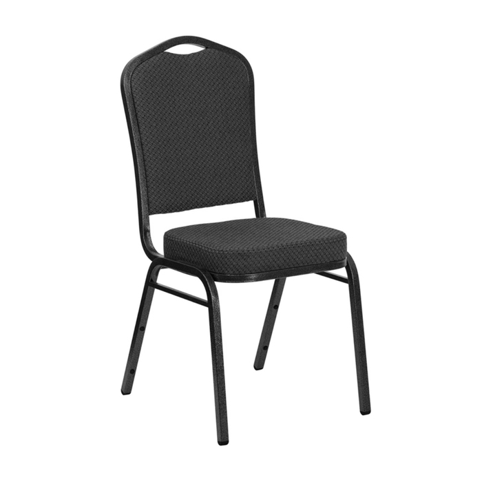 Банкетный стул "Молот" 20 мм, каркас черный, обивка шенилл черный