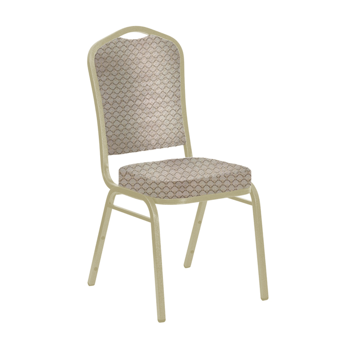 Банкетный стул "Молот" 20 мм, каркас шампань, обивка арш бежевый