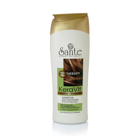 Шампунь Sante «Кератин + витамины» для укрепления и роста волос, 400 мл