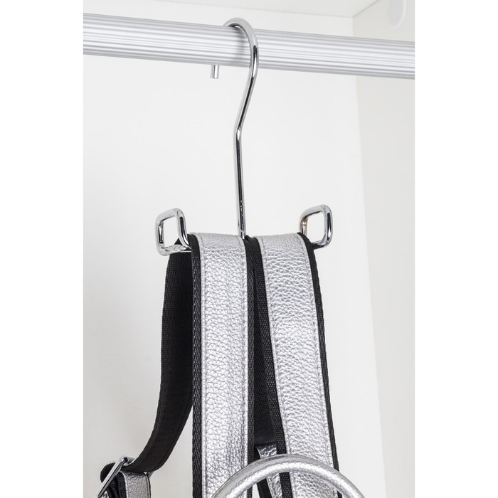Вешалка для сумок KOMANDOR, цвет хром