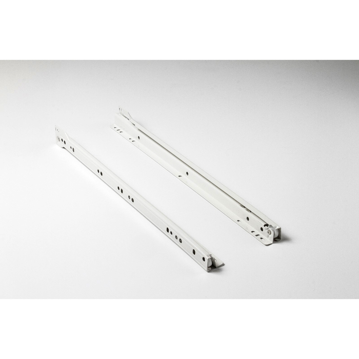 Направляющие для корзин роликовые KOMANDOR, 450 мм, цвет белые