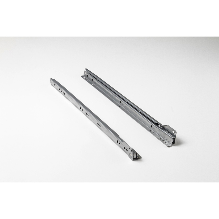 Направляющие для корзин роликовые KOMANDOR, 450 мм, цвет мат. серебро