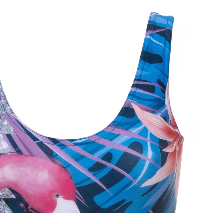 Купальник слитный женский "Фламинго" р-р 40-42