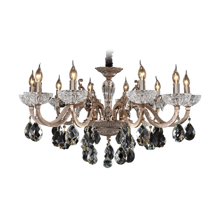 Люстра ARTIFICI 10x60Вт E14 медь 96x190см