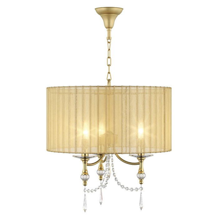 Люстра PARME 3x40Вт E14 золото 52x170см