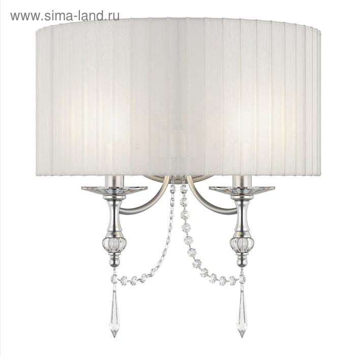 фото Бра parme 2x40вт e14 белый 22x45x46см lightstar