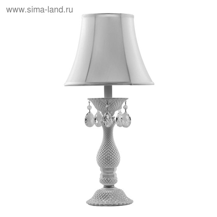 Настольная лампа PRINCIA 1х40Вт E27, белый 28x59 см