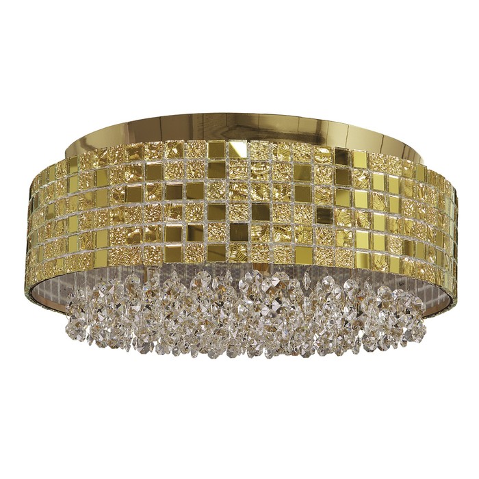 Люстра BEZAZZ 6х40Вт G9 золото 41x17см