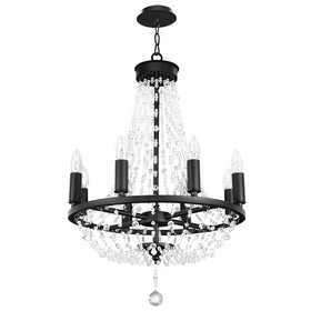 

Люстра CASTELLO 8х40Вт E14, чёрный 50x200 см