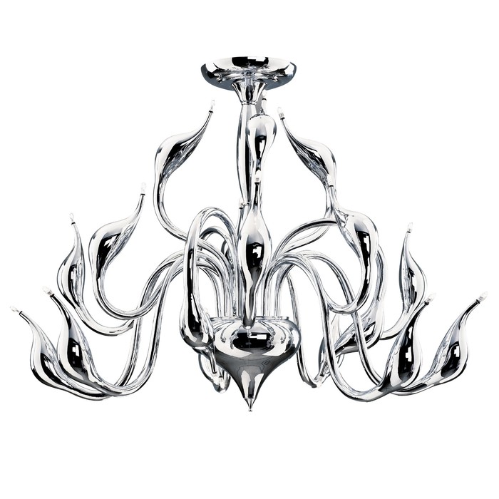 Люстра Cigno 18х20Вт G4 хром 90x70см