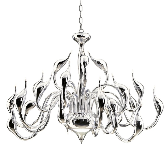 Люстра Cigno 24х20Вт G4 хром 105x150см