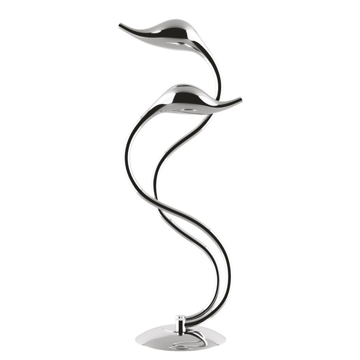 Настольная лампа Cigno 2х20Вт G4 хром 25x60см