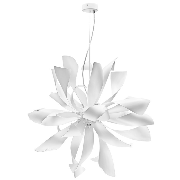 Люстра TURBIO 6х40Вт G9 белый 65x155см