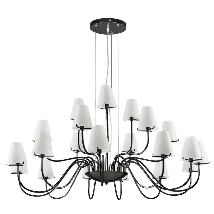 Люстра DIAFANO 21х40Вт G9 черный 125x140см