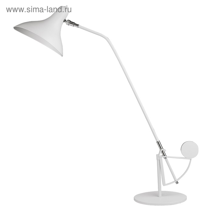Настольная лампа MANTI 1х40Вт E14, белый 20x97 см