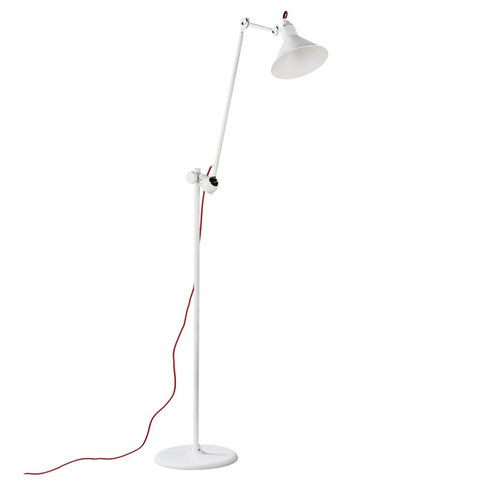 Торшер LOFT 1х40Вт E14 белый 116x21x200см