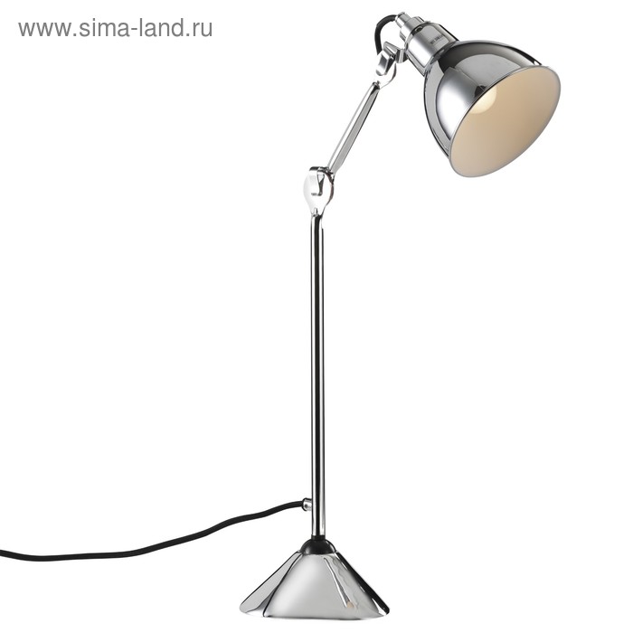 Настольная лампа LOFT 1х40Вт E14, хром 68x14,5x74 см