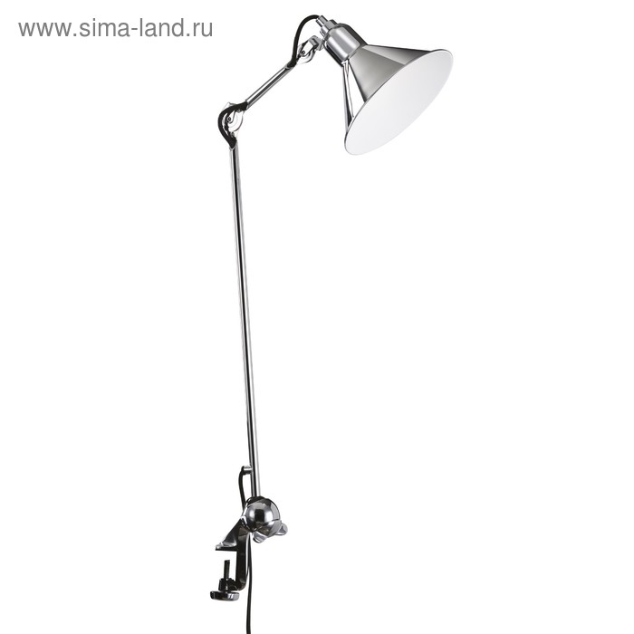 фото Настольная лампа loft 1х40вт e14 хром 97x21x110см lightstar