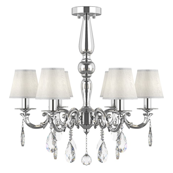 Люстра ENGENUO 6х40Вт E14 хром 60x60см