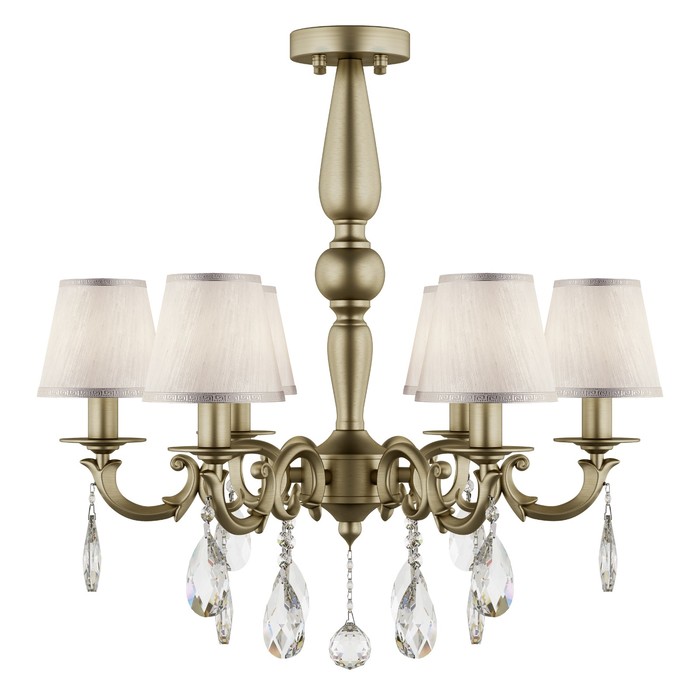 Люстра ENGENUO 6х40Вт E14 бронза 60x60см