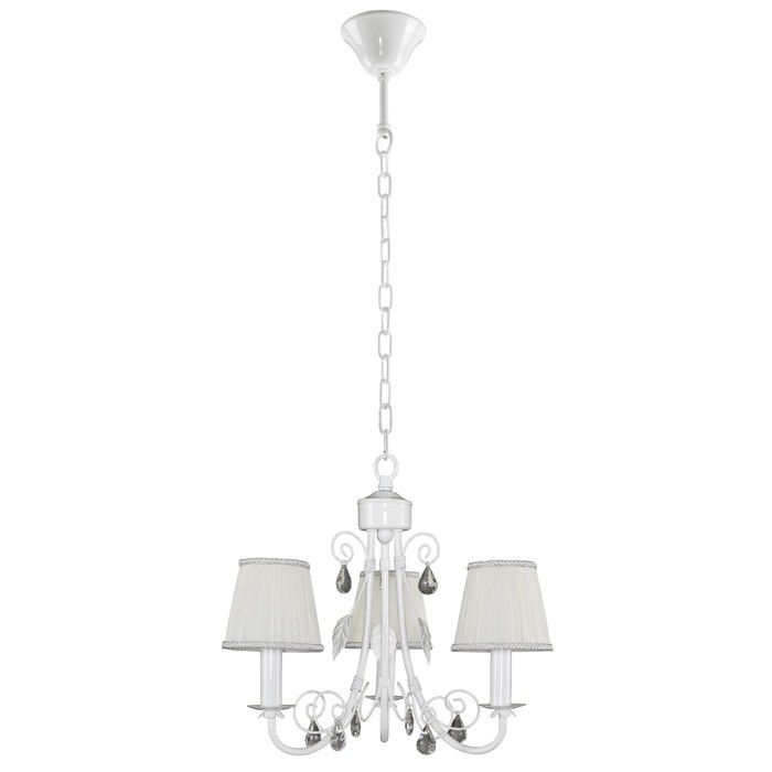 Люстра MODESTO 3х40Вт E14 белый 41x118см